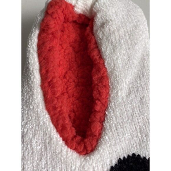 Disney Mickey Mouse SanTa Hat Snuggle Toes No Slip Slipper Socks Women’s Sz 4-10 - Picture 10 of 11